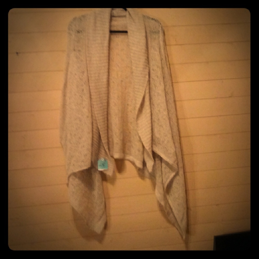 Moheir Cardigan with front drape panels